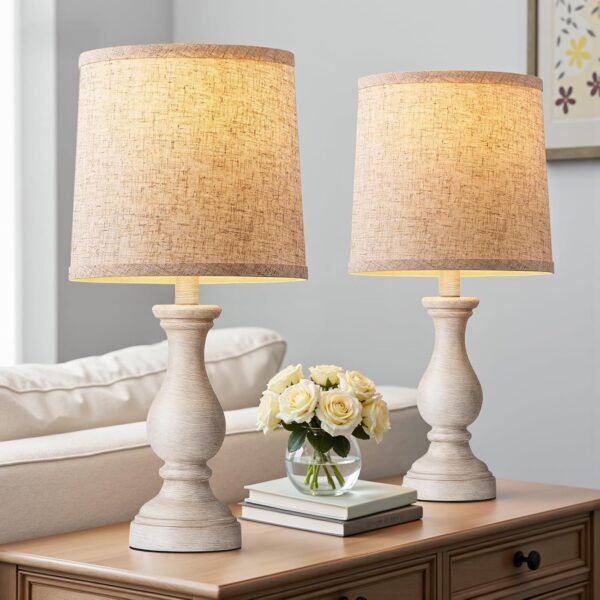 Seealle Farmhouse Table Lamps Set of 2